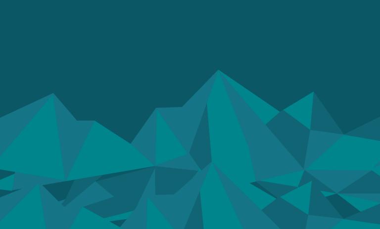 Geometric pattern of mountains