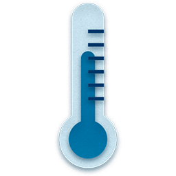 Icon of a thermometer.