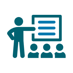Icons representing policies and programs