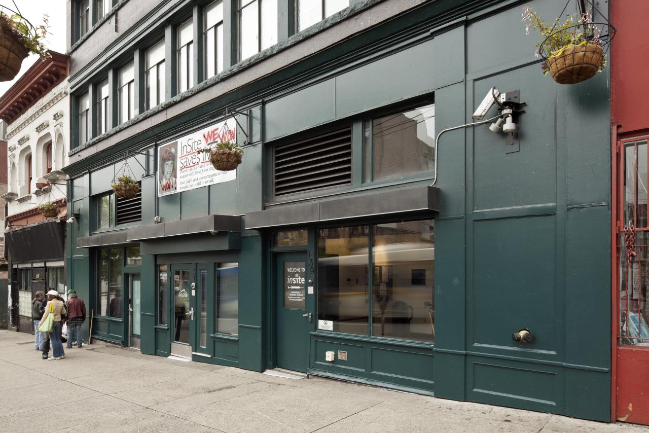 Insite Safe Injection Site exterior