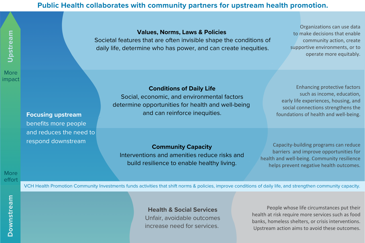 Infographic about VCH Public health initiatives