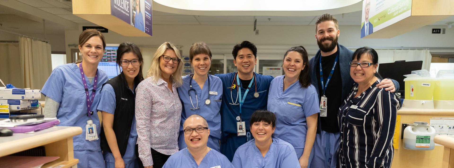 medical staff standing together