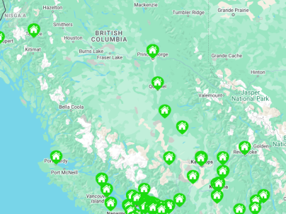 Map BC Housing