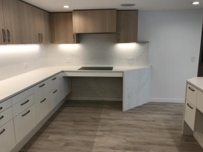 Empty kitchen space