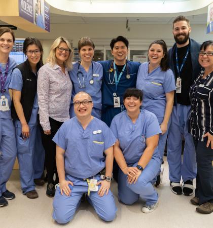 medical staff standing together